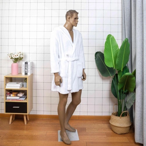 Chine Peignoir de peignoir pour homme blanc de haute qualite Fabricants